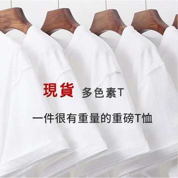 【現貨】 300g重磅 100%純棉 短袖T恤 短袖上衣 素色短袖上衣 素色T恤 男女可穿 素t 短袖 t恤 寬鬆 老林
