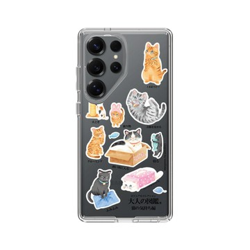 Galaxy S25 Ultra Clear 透明 - 大人の図鑑 - 貓咪心情編