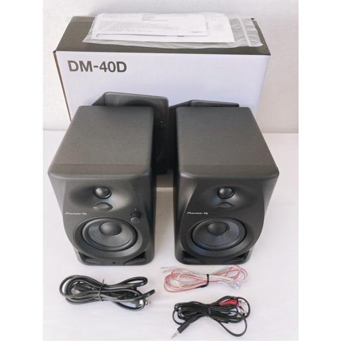 Pioneer DJ 4インチ 2wayアクティブモニタースピーカー DM-40D (Black)