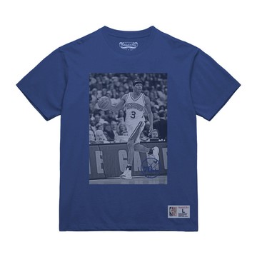 Mitchell & Ness NBA DOWNTOWN COLLECTION N&N PREMIUM SS TEE VINTAGE 男 短袖上衣 NN11212-P76ROYA
