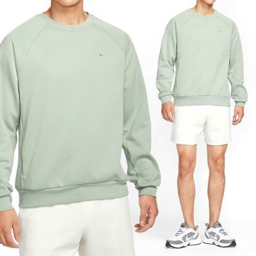 Nike As M Nk Df Uv Primary Ls Crew 長袖 男款 淺綠色 圓領 FZ0972-370