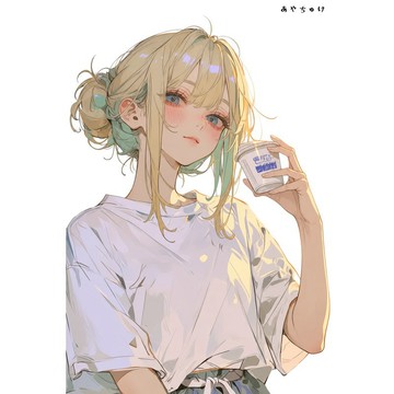【8 月新款】07-139-0174 人物貼紙 簡約夏日女孩