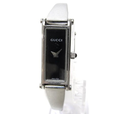 中古】GUCCI バングルウォッチ レディース腕時計 SS クォーツ 文字盤