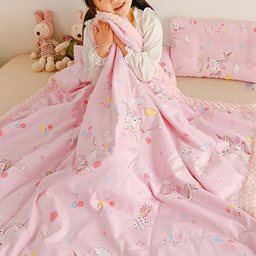 Annette 純棉冰荳荳兒童涼被 極凍冰冰被  獨角馬  150 x 120cm
