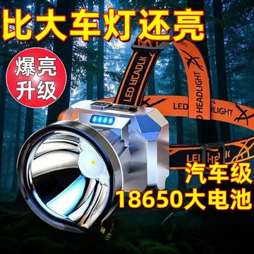 🔥臺灣爆款🔥頭燈LED強光遠射可充電防水超亮頭戴式超長續航礦燈戶外手電筒257H