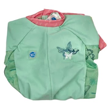 Splash About 潑寶 UVADF6 嬰兒抗UV連身泳衣 (6~12個月)  57 x 33cm  蜻蜓 綠色 + 粉色