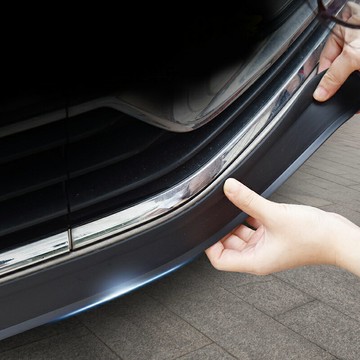 汽車前下巴橡膠防撞條 2.5米 汽車防撞條 軟下巴 汽車下巴 通用下巴 汽車防撞貼 車身裝飾【CW0128】普特汽車精品