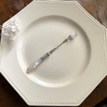 50453-珍稀19世紀末珍珠母貝叉