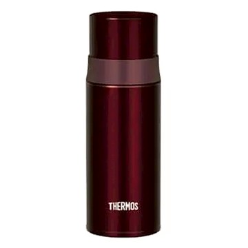 THERMOS 膳魔師 不鏽鋼真空 FFM-350-BW 全開式瓶塞  棕色  350cc  1個