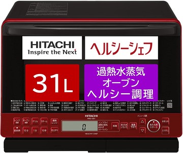 日本 日立  31L  過熱水蒸氣 HITACHI  MRO-S8X 參考 mro s800xt  蒸氣  紅 白   日本必買代購
