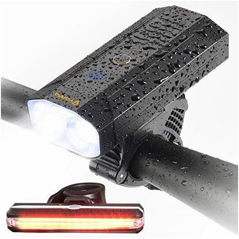 新品 Visnfa Usb充電式自転車ライトセット 非常に明るい自転車ライト 10ルーメン アルミ合金自転車フ 通販 Lineポイント最大0 5 Get Lineショッピング