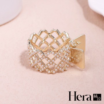 【Hera 赫拉】水鑽珍珠高馬尾抓夾 L1110072710