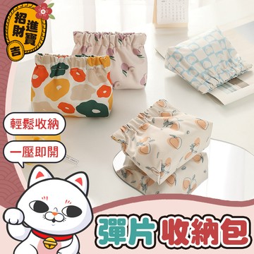 彈片收納包 印花彈片收納包 彈片收納袋 多功能收納袋 收納包 mini彈片 零錢包 隨身收納包 收納袋 口紅包 旅行包
