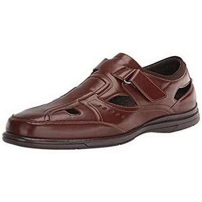 Stacy Adams Men's Scully Fisherman Sandal, Cognac Smooth, 7【並行輸入品】