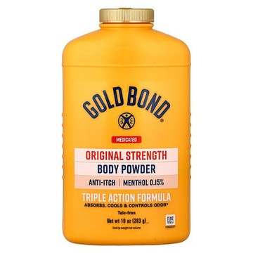 Gold Bond, 醫學使用爽身粉，三重作用配方，特強型，10 盎司（283 克）