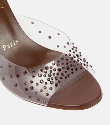 Christian Louboutin Nudes Degramule embellished mules