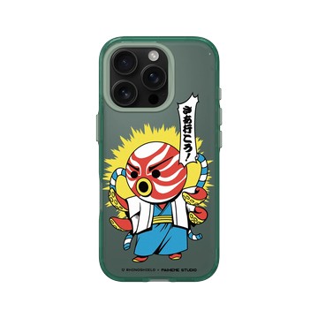 iPhone 16 Pro Clear 憂墨綠 - Paiheme Studio - Tako Kabuki