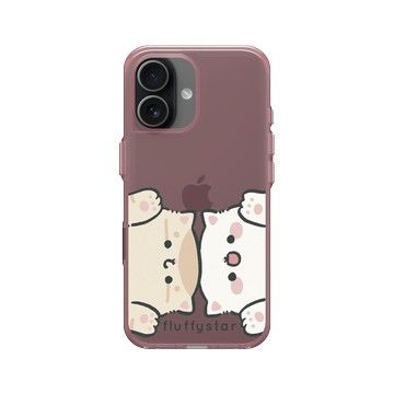 iPhone 17 Clear (相機按鈕) 晶醺玫 - fluffystar 毛絨絨星人 - BoboNini打招呼