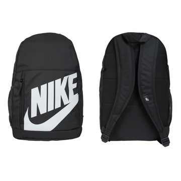 nike 大童後背包-附筆袋 雙肩包 肩背包 旅行包 墨灰橘白