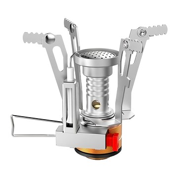 AHOYE 防風穩壓登山爐頭 優質金屬 輕巧易攜帶 瓦斯爐 露營野炊  p01_05243169  1個