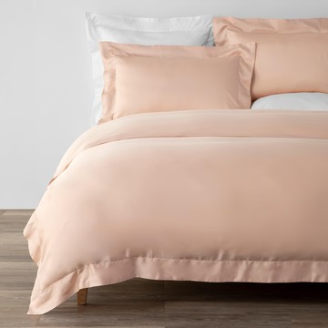 HOLA 和樂家居 PALETTE 300織素色天絲床包 1kg  186 x 180 x 35cm  礦石粉