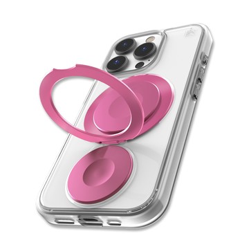 STM Roll Spin for iPhone 16 系列 MagSafe 立架軍規防摔轉轉殼 - 粉