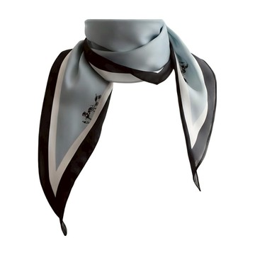 Vavisoo 迷你王牌領巾 + 禮盒  灰色的  42 x 115 厘米