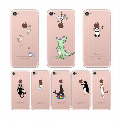 iPhone用ソフトケース 動物イラスト ピンク系 IPhone用ソフトシリコンケース,かわいいピンクのクマ,3D漫画