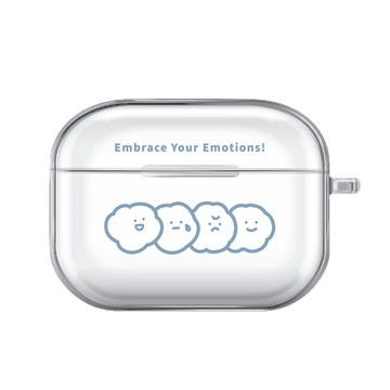 擁抱情緒-AirPods1/2/3/4/Pro/Pro2 韓國連體耳機保護套 耳機殼