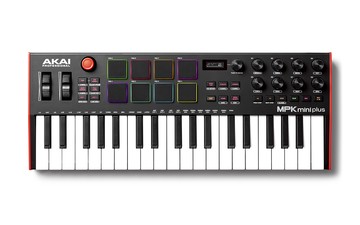 日本代購 AKAI MPK mini plus MIDI鍵盤 主控鍵盤 37鍵 迷你鍵盤 控制器 錄音編曲樂器
