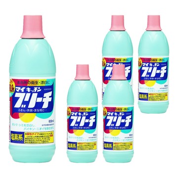 Rocket Soap 火箭石鹼 廚房用去污抗菌除臭食器漂白劑 鹽素系  600ml  5瓶