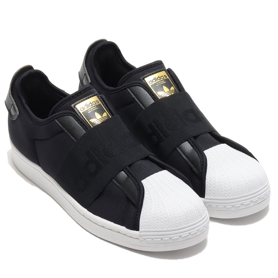 21年春夏新作 Adidas アディダス Sst Slip On スーパースター スリッポン Gx3751 ブラック 通販 Lineポイント最大0 5 Get Lineショッピング