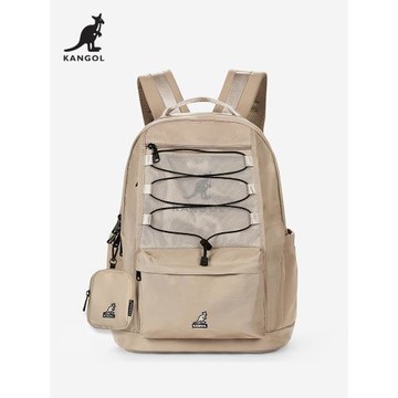 KANGOL大號書包男女同款大學生小眾簡約背包大容量防水電腦雙肩包