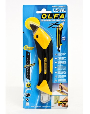 日本 OLFA X系列自動卡鎖大型美工刀 L5-AL（日本包裝型號193B型）【APP滿額下單10%點數(單一帳號最高5000點)】1/31止