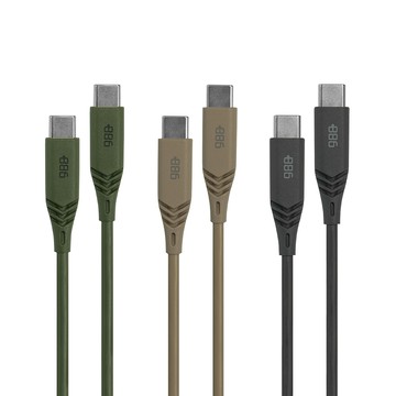 +886 [極Sense] USB-C to USB-C/TypeC 100W PD 快充充電線1.2M (3色可選)