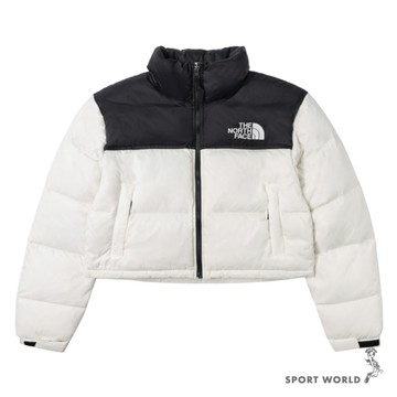 The North Face 北面 1996 ICON 羽絨外套 女裝 短版 防潑水 白【運動世界】NF0A5GGEROU