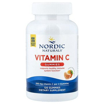 Nordic Naturals, 維生素 C 軟糖，橘子味，120 粒軟糖（每粒軟糖 125 毫克）
