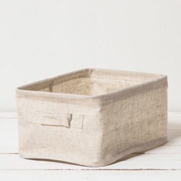 UdiLife 森/棉麻收納盒/小-3入組