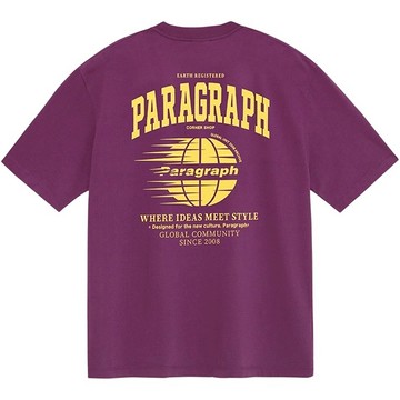 【PARAGRAPH】26SS NO.042 SPEED MOTION TEE 短T (紫色)