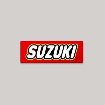 SUZUKI/TOY/鋁牌飾貼 SunBrother孫氏兄弟 金屬質感 防水 鋁牌 車貼