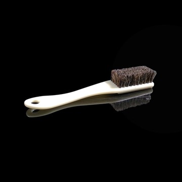 《博古珍藏》豬鬃毛刷．盤玩和闐玉緬甸玉石翡翠銅器．收藏必備．玉石保養．毛量紮實．總長16公分