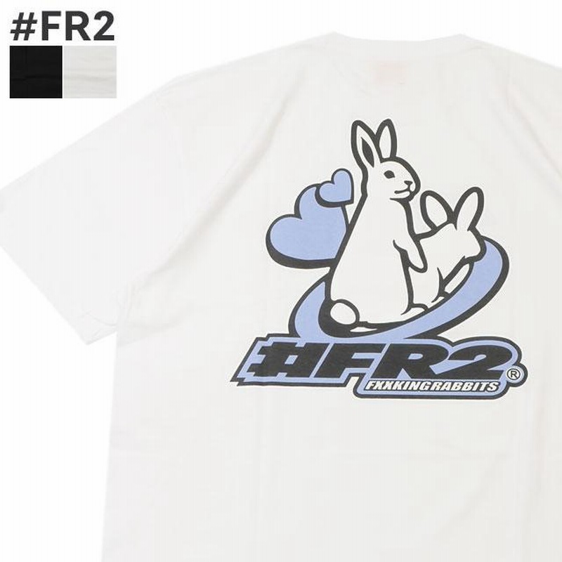 メンズ【希少】人気のFR2 ︎色情兎 FXXKING RABBITS 白 sizeXL