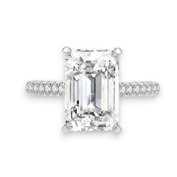 【鉅曜】金18K 5克拉 經典方鑽鑽戒 IGI證書 18K頂級工藝 完美式車工 HW經典鑽石切割