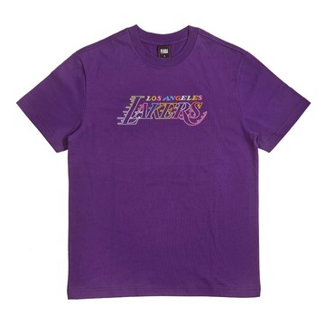 【NBA Store限定發售】NBA 異色電繡 短袖上衣 湖人隊