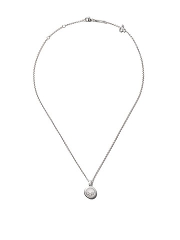 Chopard - 18kt white gold Happy Diamonds Icons necklace - women - 18kt Gold/Diamond - One Size - Silver