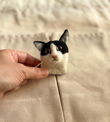 花貓Mei的立體胸針