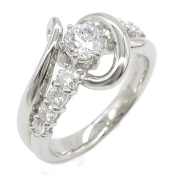 JEWELRY 無品牌珠寶 PT900鉑金 鑽石 戒指 10 【二手名牌BRAND OFF】
