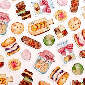 手工餅乾零散貼紙