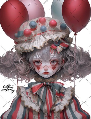 原廠貼紙 no.40B 人物貼紙 原創貼紙 人物貼紙 少女貼紙 原創人物貼紙