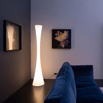 免運/可開發票 110V立燈/落地燈 小蠻腰落地燈北歐奶油風客廳沙發旁擺件立式燈意大利設計師款燈具 快速出貨